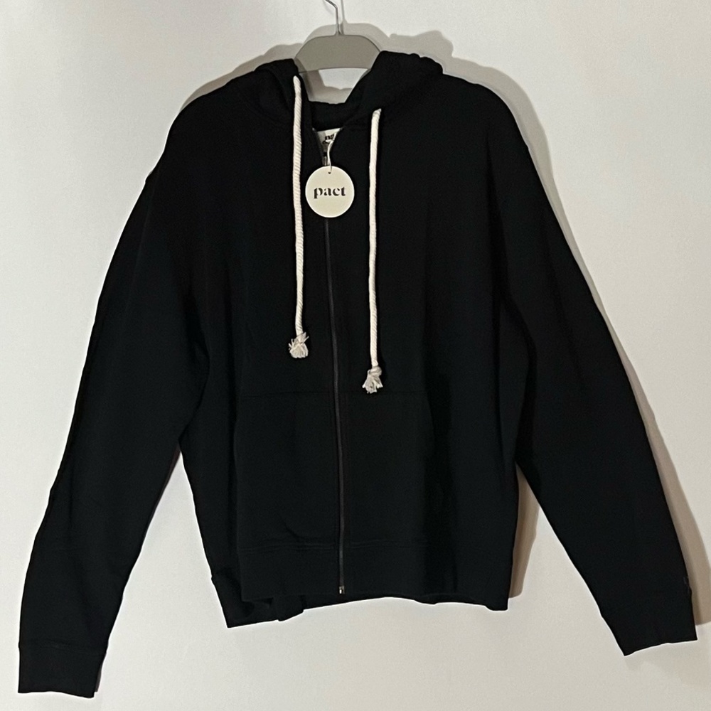 Pact Organic Cotton Zip Hooded Sweatshirt